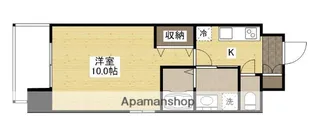 フジタワーマンション【6階】の間取り