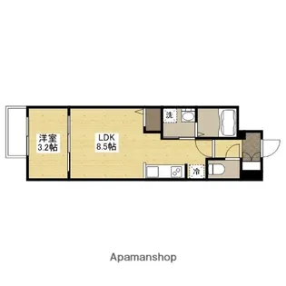 月光祇園新橋北【2階】の間取り