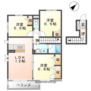 エクセルMⅡ【2階】の間取り