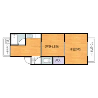 新栄ハイム【302号室号室】の間取り