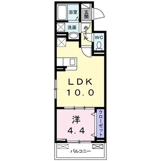 サンオランジュ【2階】の間取り