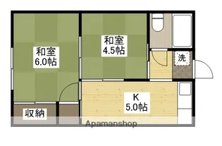 広島県広島市東区尾長西2丁目【アパート】の間取り