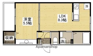 LIEN草津南【1階】の間取り
