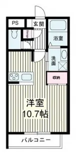 ダブルス沼田【203号室号室】の間取り