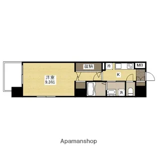 広島県広島市中区西十日市町【マンション】の間取り