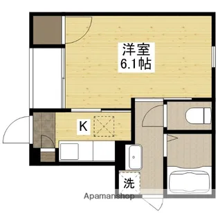 広島県広島市中区江波西1丁目【アパート】の間取り