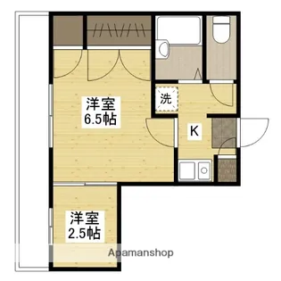 ラスター中筋【3階】の間取り