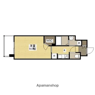 LaSante観音本町(旧S-RESIDENCE観音本町【4階】の間取り