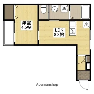 アーデル牛田新町 B棟【1階】の間取り