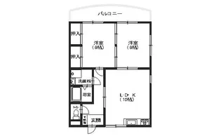 カルチェGP【106号室号室】の間取り