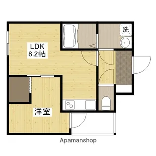 広島県広島市安佐南区西原3丁目【アパート】の間取り