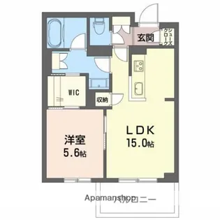 広島県広島市南区東雲3丁目【マンション】の間取り
