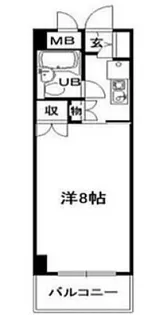 井口クイーンズコート【207号室号室】の間取り