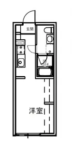 リバーノース中野東【104号室号室】の間取り