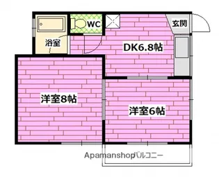 コーポUK【1階】の間取り
