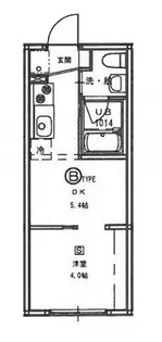 広島県広島市南区北大河町【アパート】の間取り