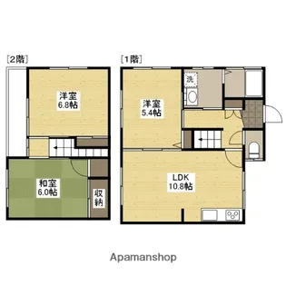 広島県広島市安佐南区中筋2丁目【タウンハウス】の間取り