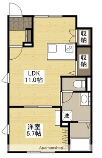 シンビオシスM7【1階】の間取り
