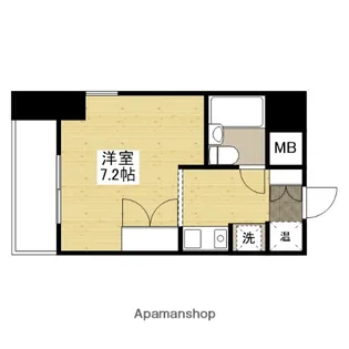 広島県広島市西区横川町2丁目【マンション】の間取り