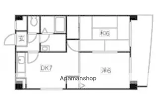 広島県広島市東区矢賀4丁目【マンション】の間取り