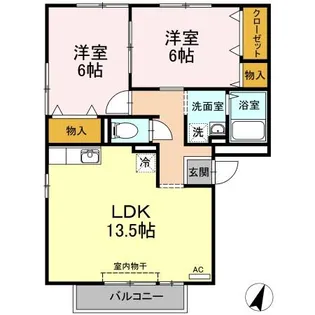 エムズ サンフレア【3階】の間取り