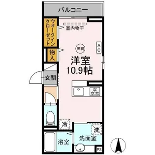 ビーエムケイ【2階】の間取り