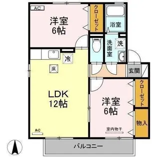グレイス【1階】の間取り