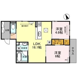 ルミナスSⅡ【1階】の間取り