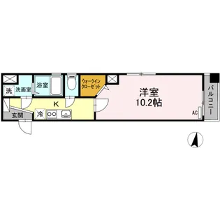 CORE LORD【8階】の間取り