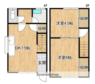 AwsomeTAGATA【1階】の間取り