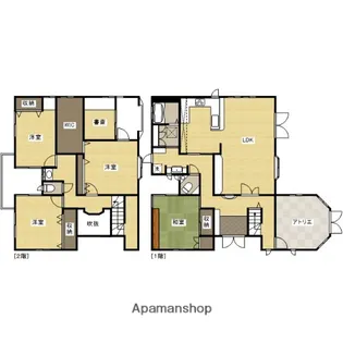 広島県安芸郡府中町瀬戸ハイム2丁目【一戸建】の間取り