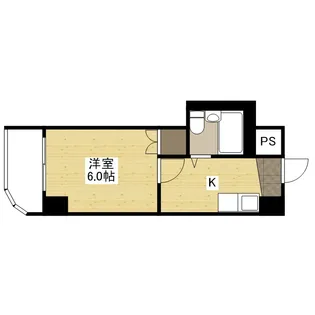 グリーンヴァリィ金光一番館【4階】の間取り