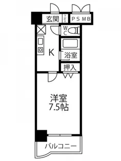 広島県広島市東区曙5丁目【マンション】の間取り