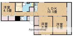 アート・エイト東雲【4階】の間取り