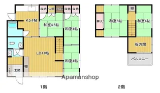 広島県安芸郡府中町柳ケ丘【一戸建】の間取り