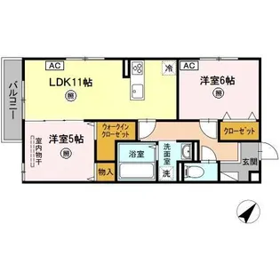 リオッサ【2階】の間取り