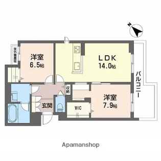 広島県広島市東区矢賀2丁目【マンション】の間取り