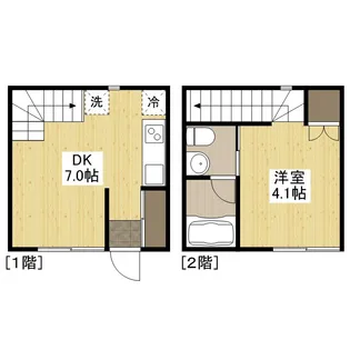 広島県広島市中区吉島東1丁目【アパート】の間取り