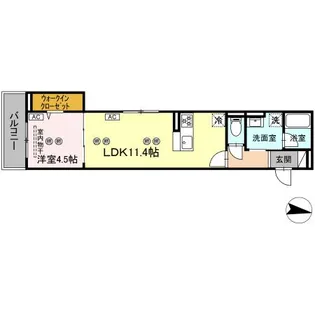 VILLA HAKUYO【2階】の間取り