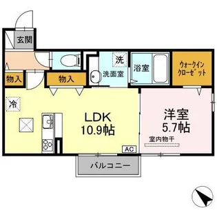 ヴァンベール I棟【1階】の間取り