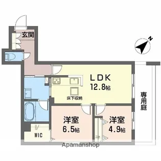 フィグ古江東町A【1階】の間取り