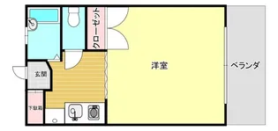 コーポヤマノ【3階】の間取り