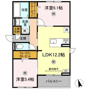リートネージュ【3階】の間取り