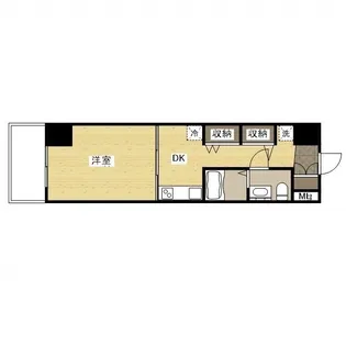 新白島東亜ビル【2階】の間取り