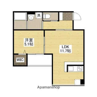 LavieChouchou大町【2階】の間取り