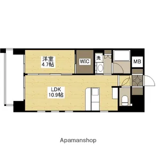 トラストコート中筋【2階】の間取り