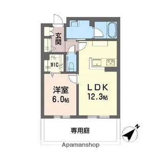 YanagiTakasu【1階】の間取り