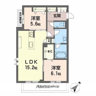 YanagiTakasu【2階】の間取り