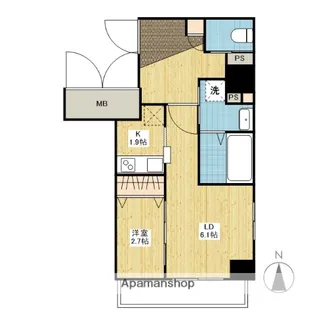 月光鎮守府【4階】の間取り