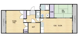 ロイヤル島本【302号室号室】の間取り